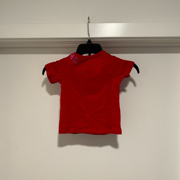 Boys Red Top with penguin logo First Impressions - Picture 4 of 5